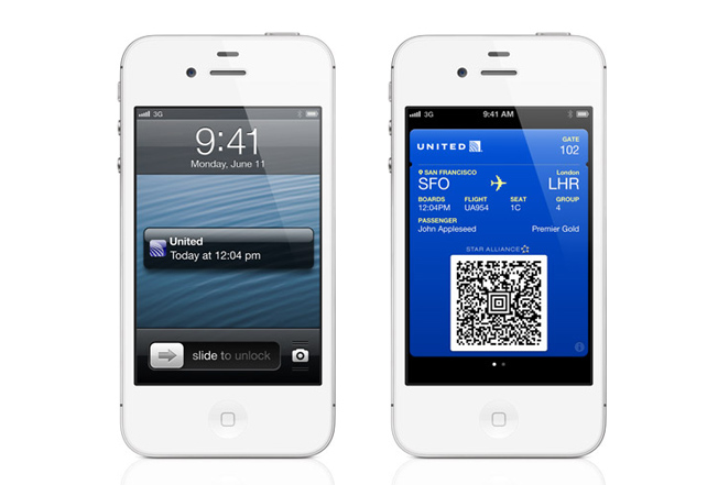Passbook iOS 6