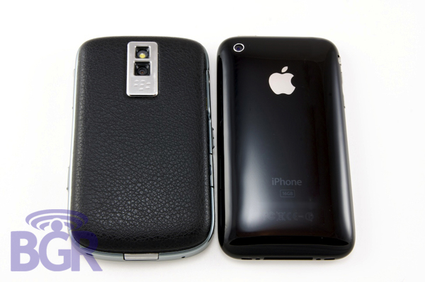 BlackBerry Bold vs. iPhone 3G: yeah, we definitely went there